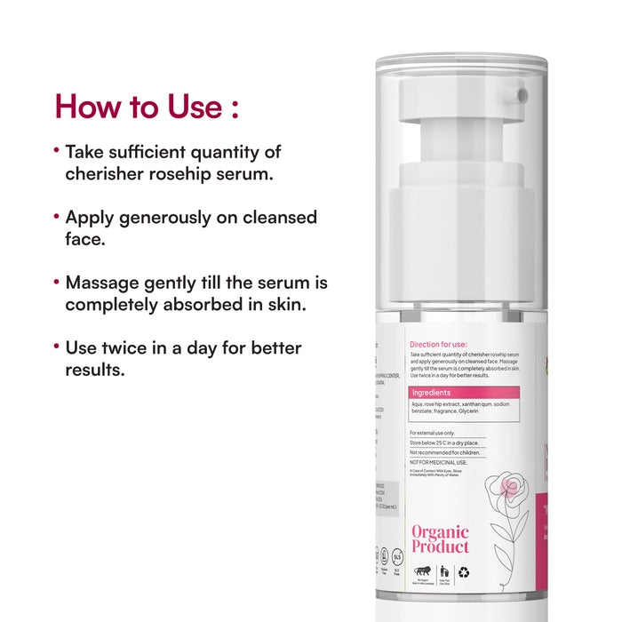 Cherisher "Apsara" Natural Rosehip Face Serum