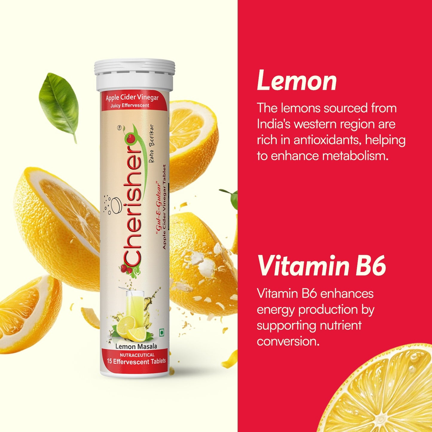 Cherisher “Gul-E-Gulzaar” Weight Effervescent Tablets