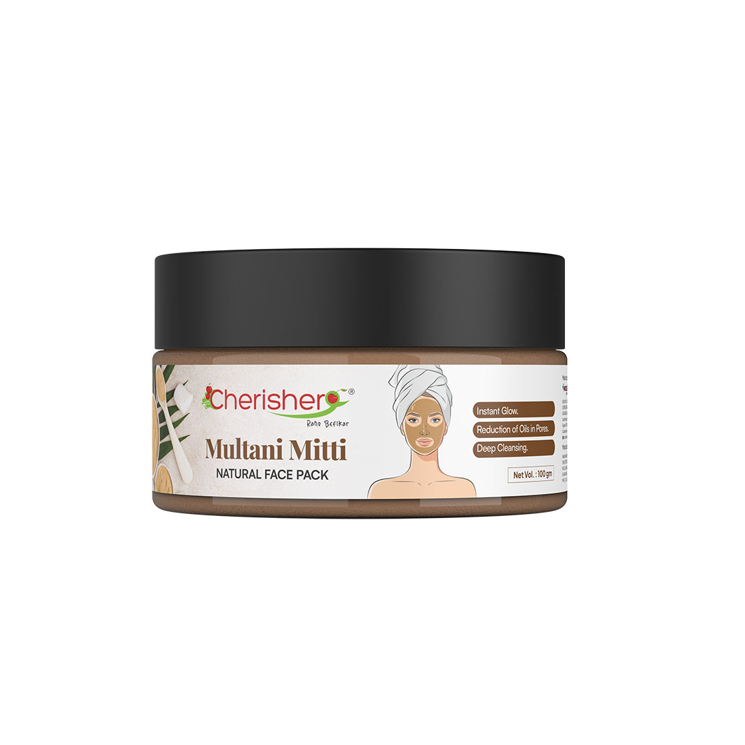 CHERISHER MULTANI MITTI NATURAL FACE PACK (INSTANT GLOW)