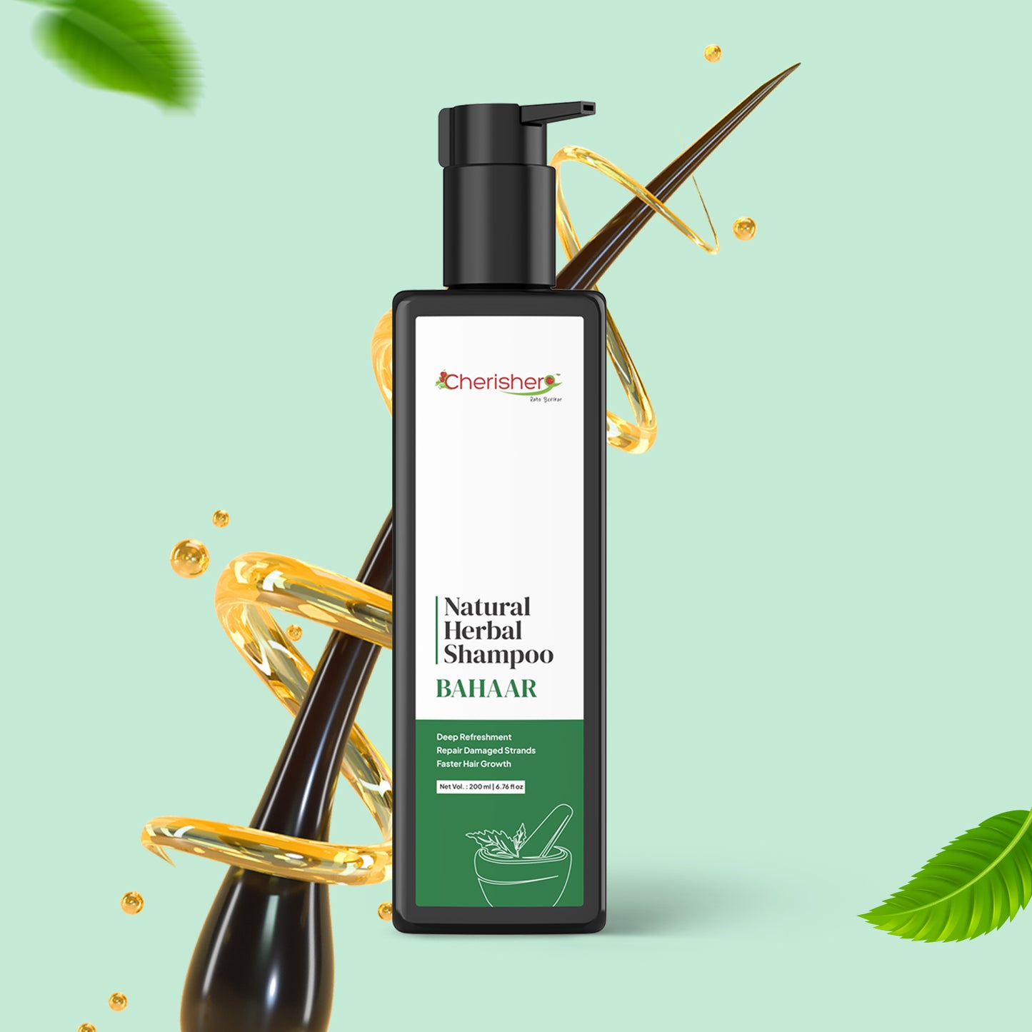 Cherisher "BAHAAR" Natural Herbal Shampoo