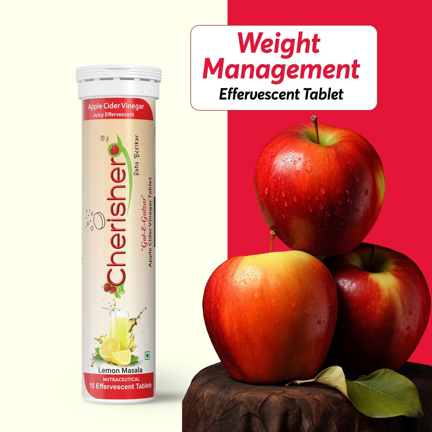 Cherisher “Gul-E-Gulzaar” Weight Effervescent Tablets