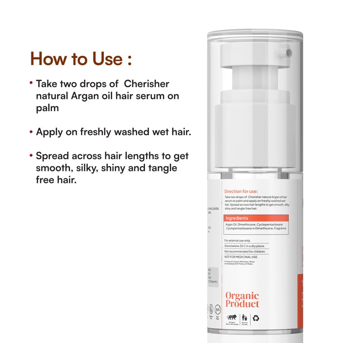 Cherisher "BAHAAR" Natural Argan Oil Hair Serum