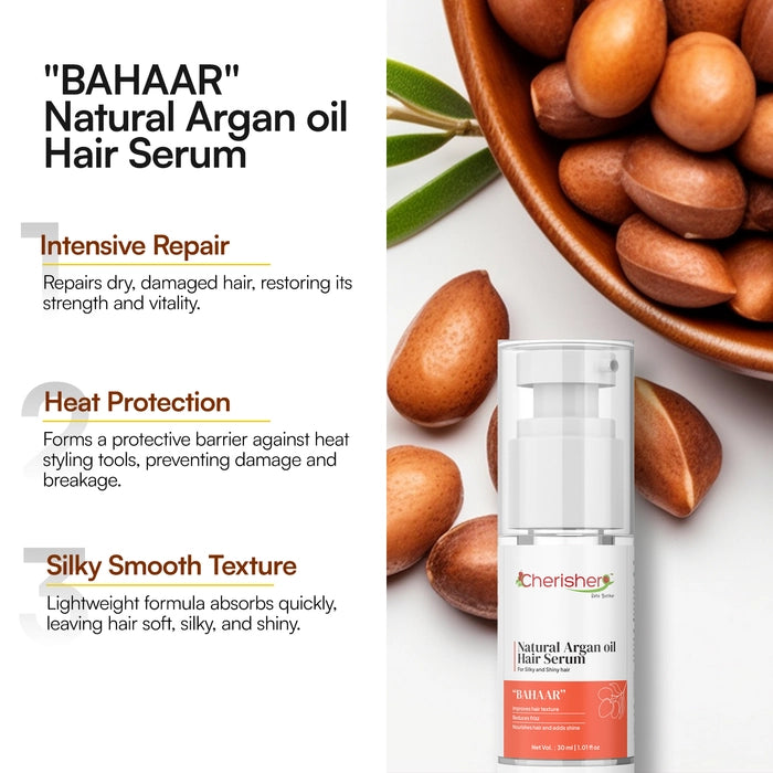 Cherisher "BAHAAR" Natural Argan Oil Hair Serum
