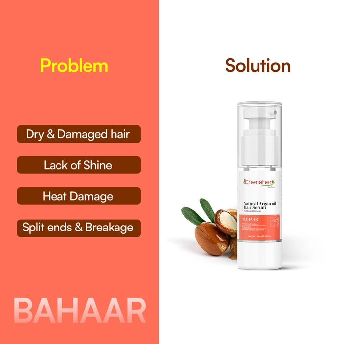 Cherisher "BAHAAR" Natural Argan Oil Hair Serum