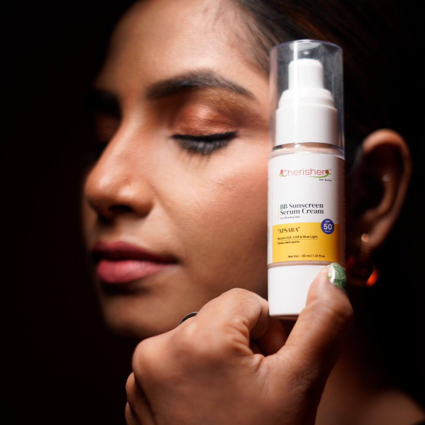 Cherisher "Apsara" BB Sunscreen Serum Cream - Protect & Glow