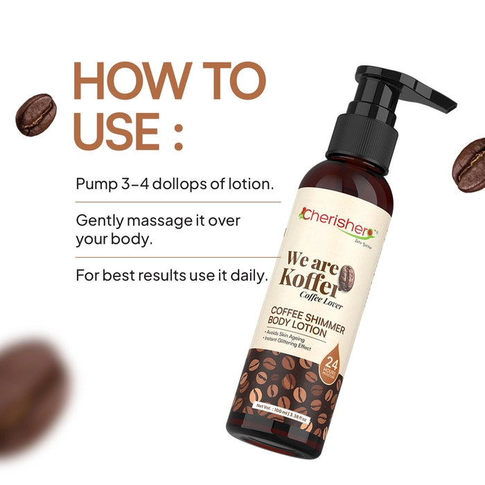 Cherisher Coffee Shimmer Body Lotion