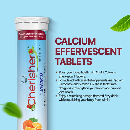 Cherisher "Shakti" Calcium Effervescent Tablets